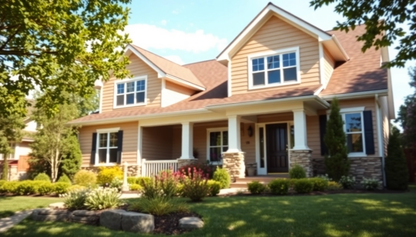 Transform a house with a stunning exterior remodel featuring modern design and lush landscaping.