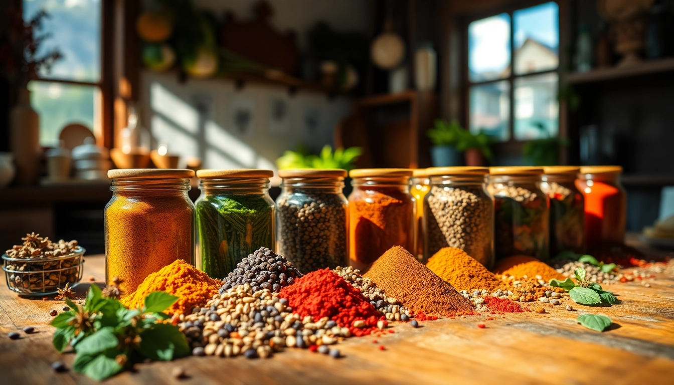 Discover Single Origin Spices in colorful jars, showcasing unique flavors and vibrant colors on a rustic table.