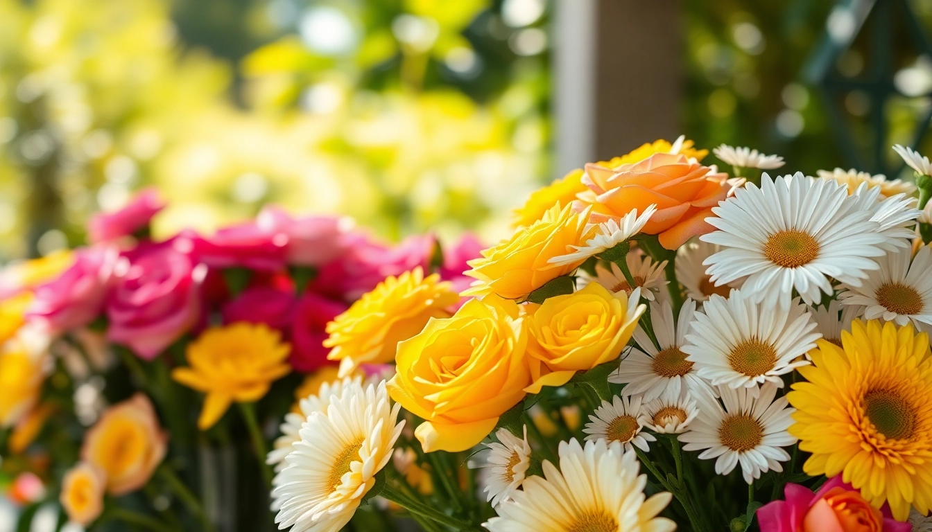 Arrange stunning orange County flowers in a colorful bouquet for delivery or special events.
