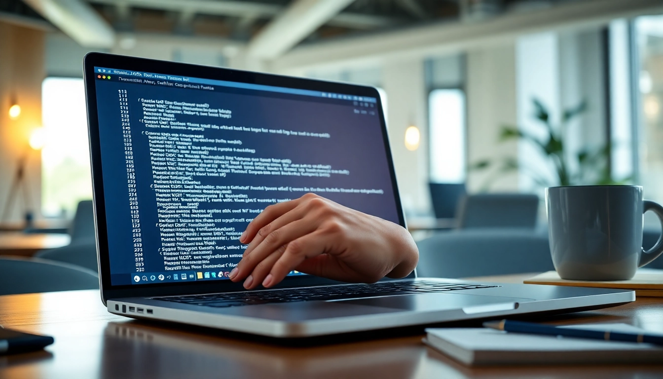 Enhance your coding efficiency with a json formatter on a laptop display.