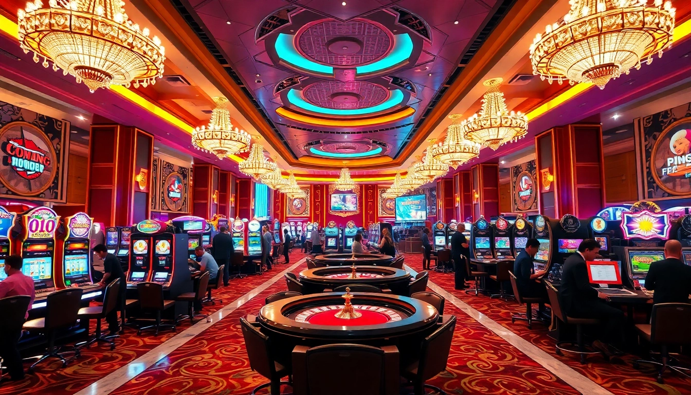 Experience the excitement of a casino resort with vibrant games and luxurious ambiance.