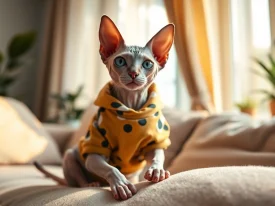 Trendy and Comfortable PIKAPIKA Sphynx Clothes for Your Stylish Feline