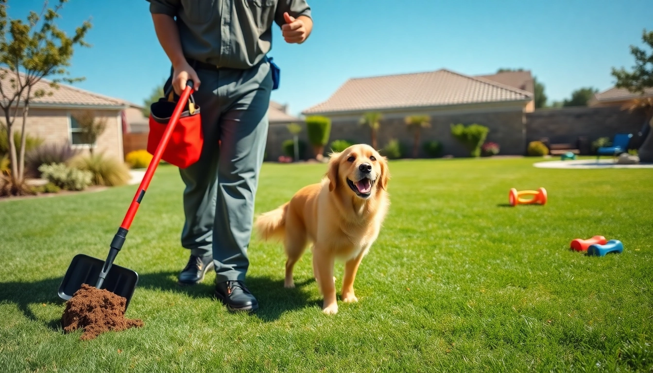 Alamo Ranch poop scooper providing pet waste removal in a clean backyard environment.
