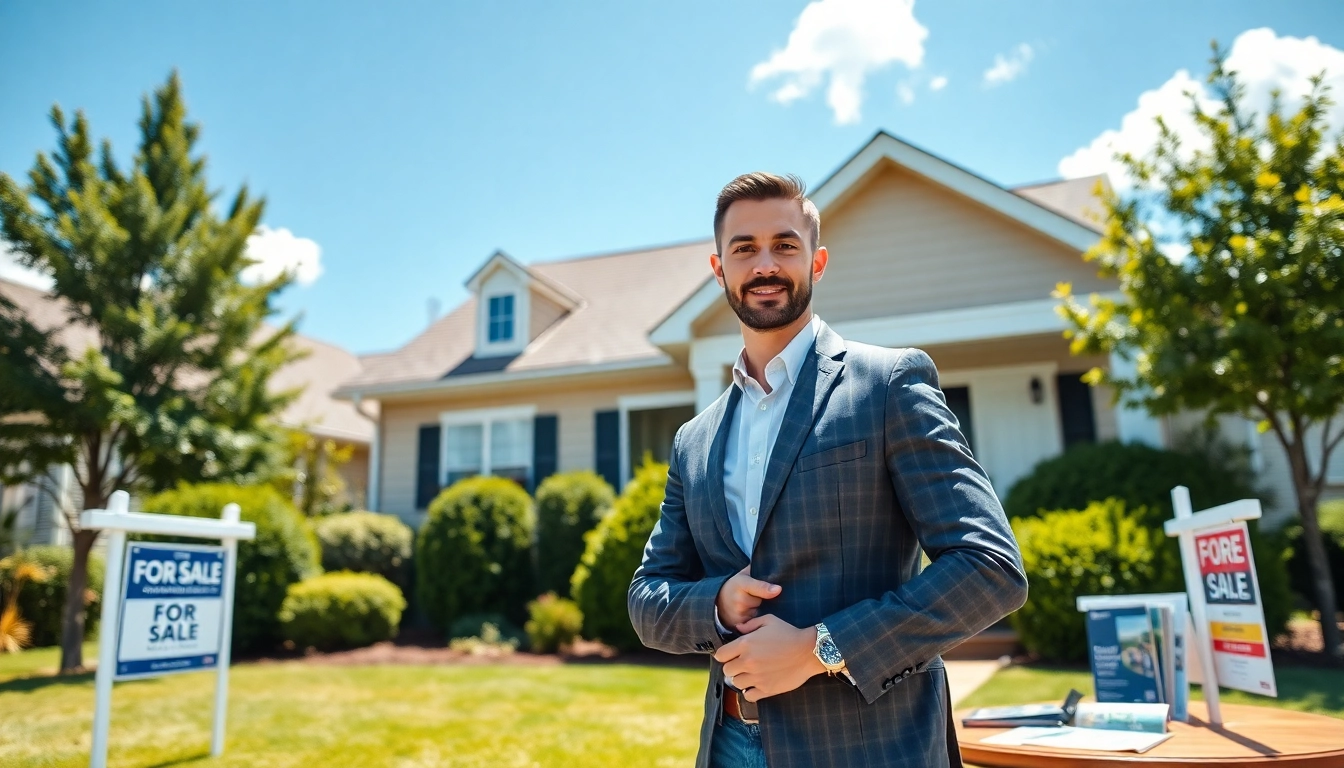 Sell my house no realtor Little Rock, AR with a real estate agent showcasing a charming home for sale.