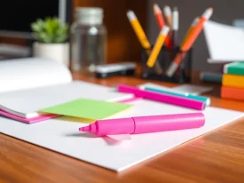 Enhancing Your Workspace with a Pink Highlighter Pen: Tips and Benefits