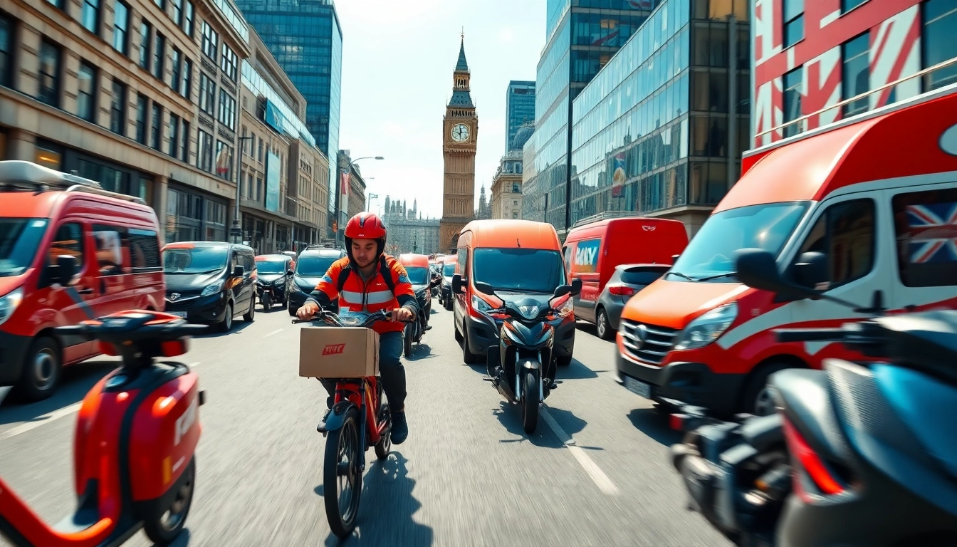 Dispatching a same day courier service in London with a dynamic fleet of bikes and vans.