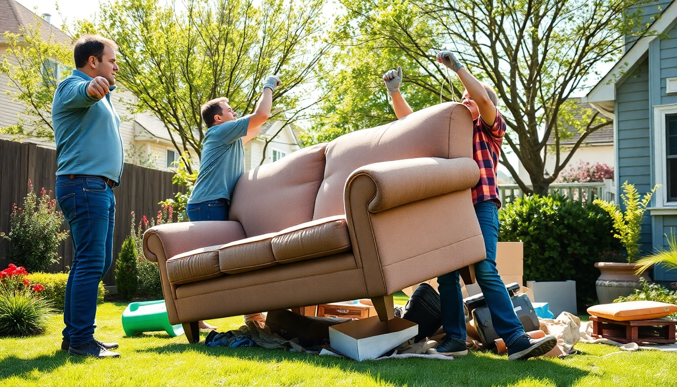Efficient junk removal service clearing clutter from a residential yard for a fresh start.