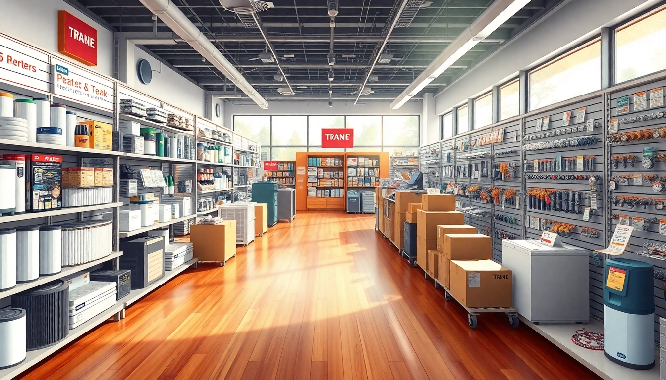 Engage with our expert Trane parts dealer showcasing an extensive array of HVAC components.