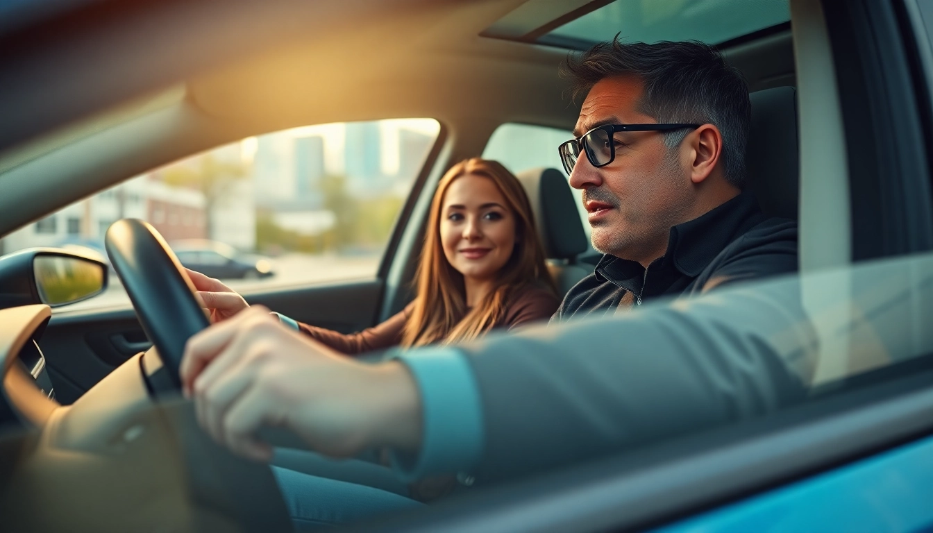 Leerlingen krijgen rijles bij rijschool Utrecht met behulp van een instructeur.