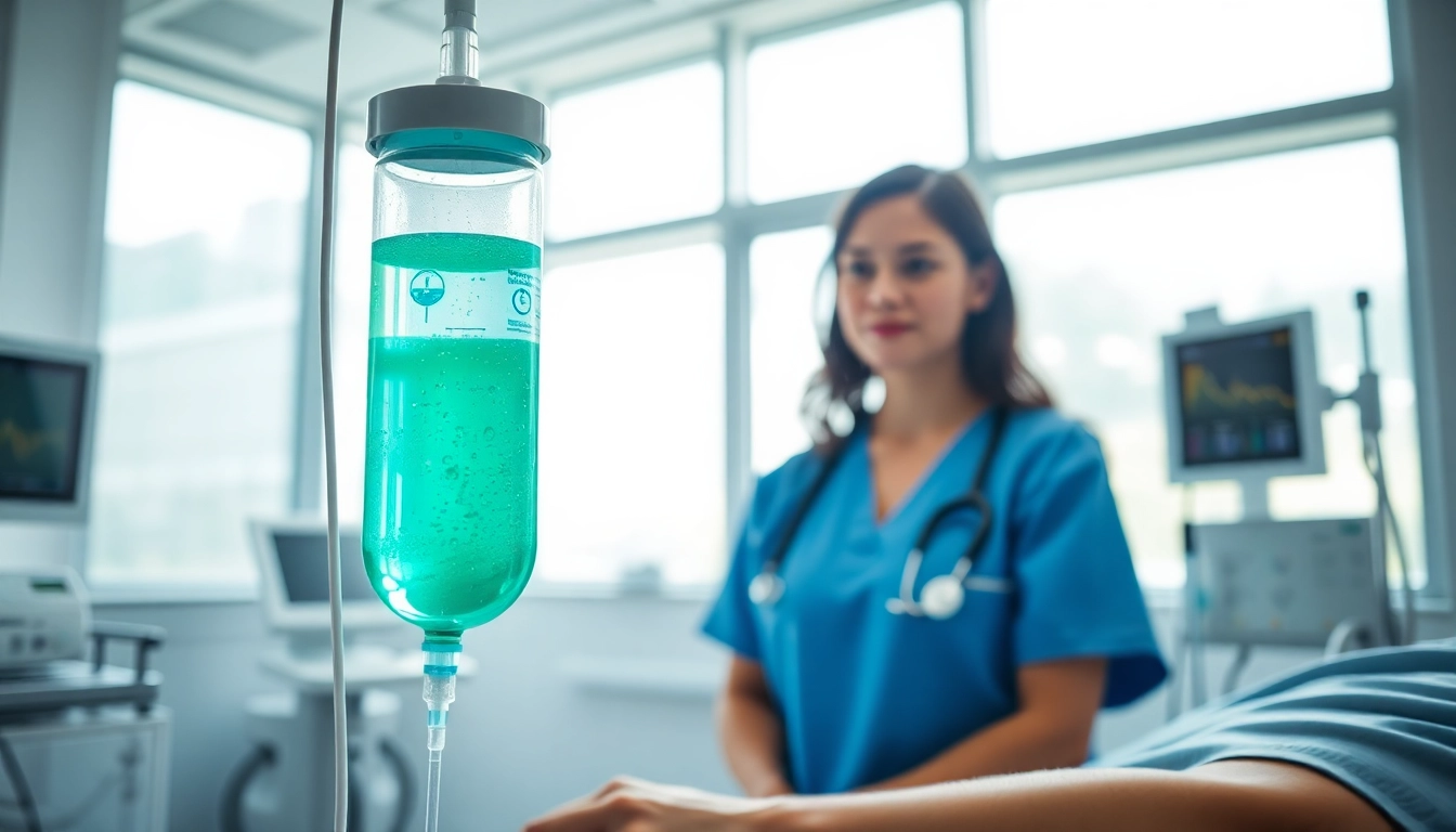 Administering IV therapy Mt Juliet for health and wellness recovery in a modern clinic.