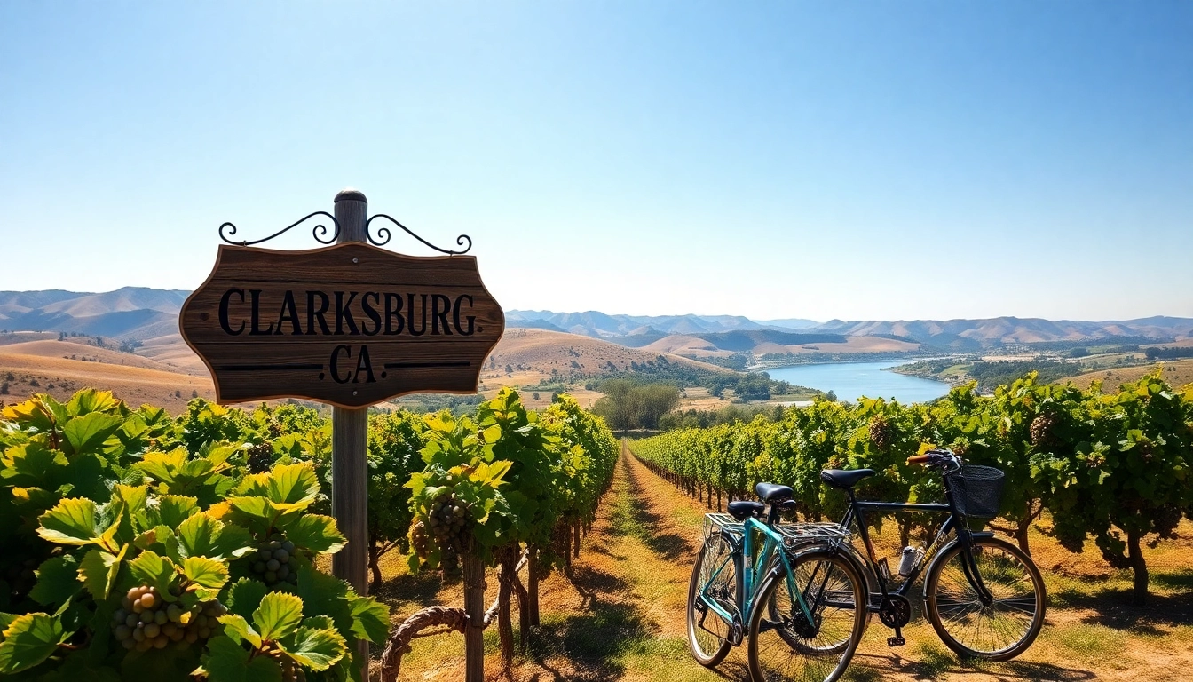 Explore scenic vineyards and the beauty of Clarksburg CA along the serene Sacramento River.