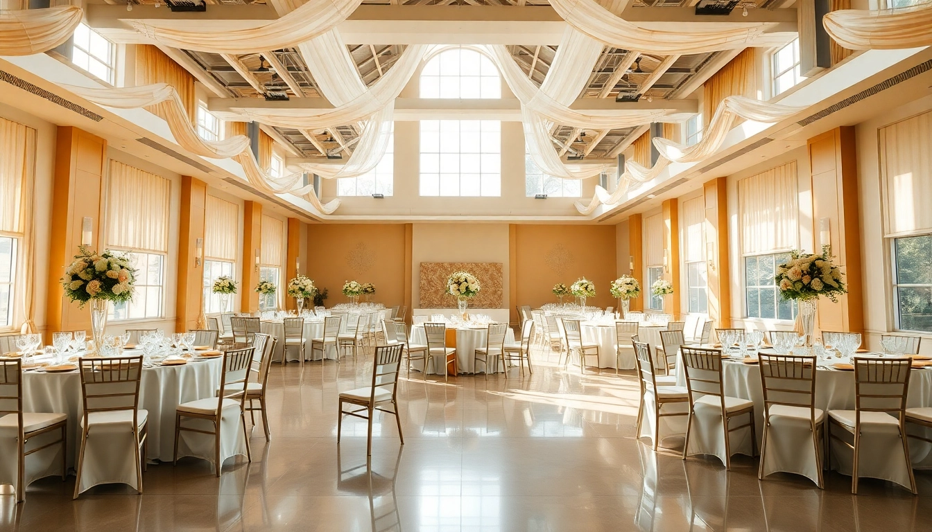 Plan your next gathering at the stunning trenton event center, featuring an elegant banquet setup.