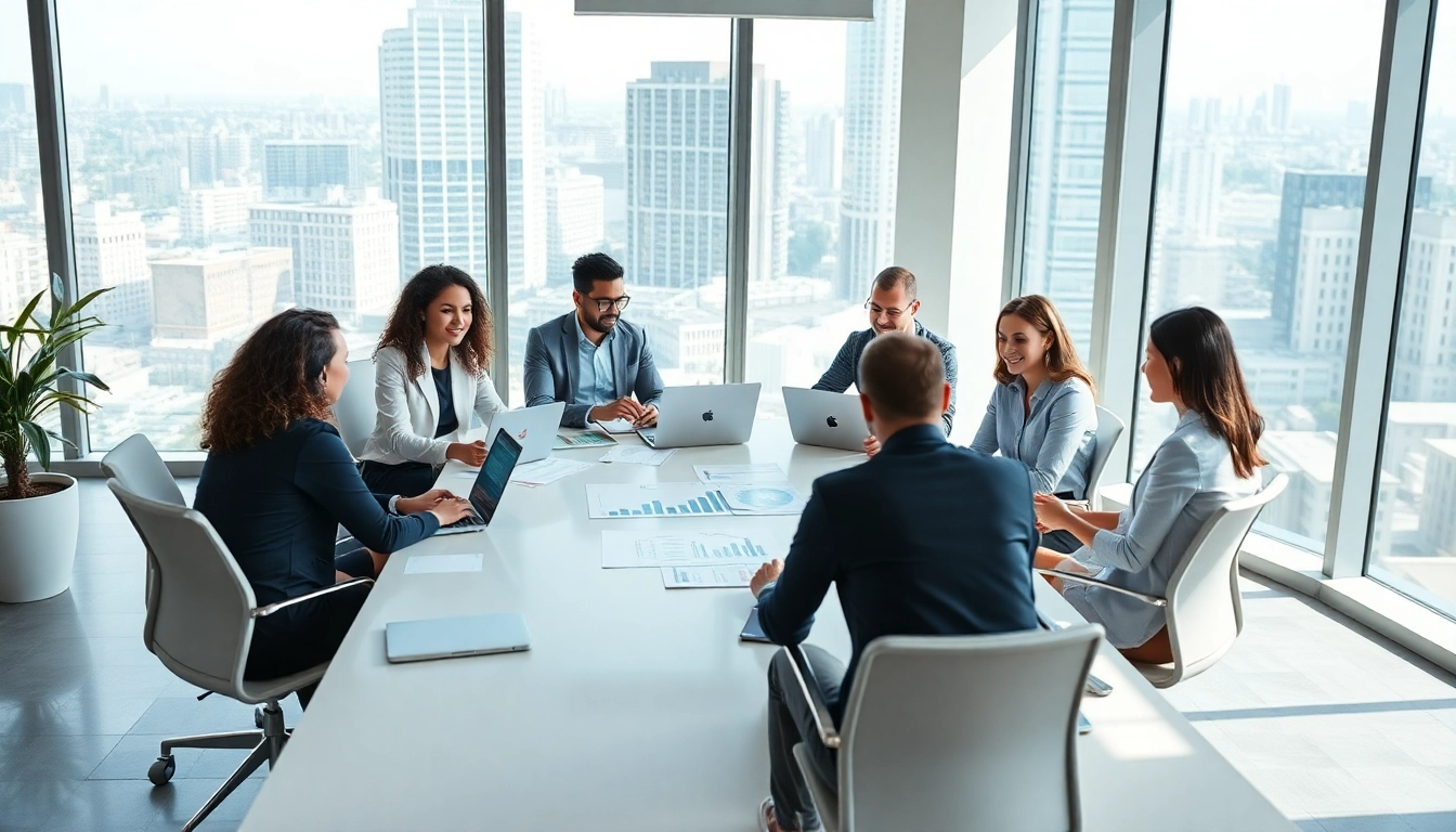 Discussing the alphabet inc mission statement in a modern business meeting setting.