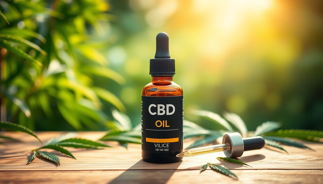 Highlighting a bottle of CBD Oil with hemp leaves, showcasing its health benefits.