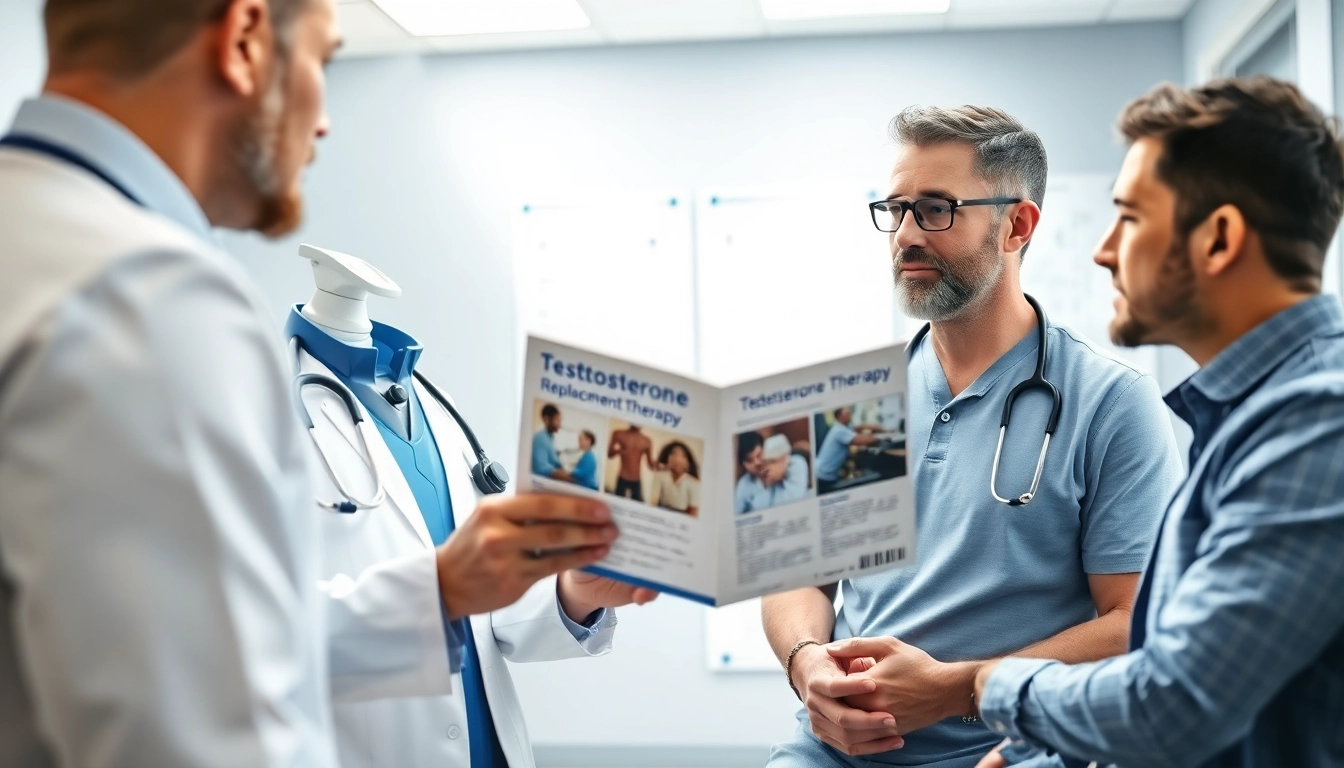 Engage in a consultative session on Testosterone Replacement Therapy with a healthcare provider.