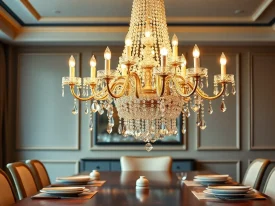 Choosing the Perfect Crystal Chandelier for Dining Room Elegance