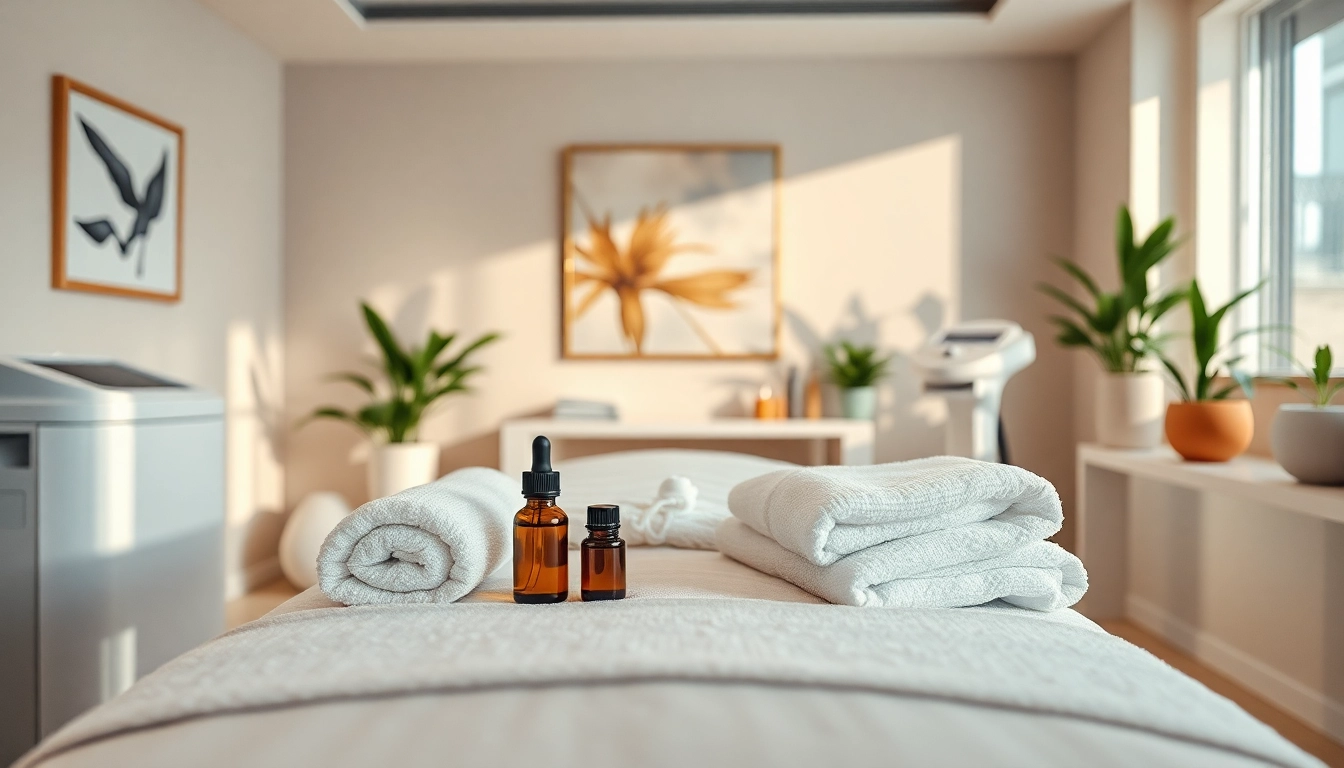 Elevating aesthetics in a professional spa treatment room with calming decor.