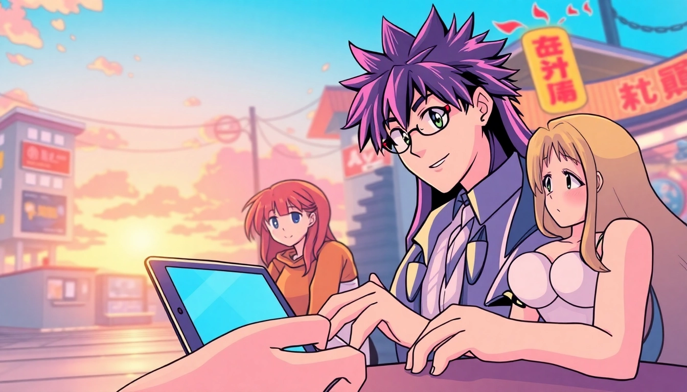 Explore truyen tranh sex in a colorful digital comic setting, showcasing dynamic characters and engaging interface.