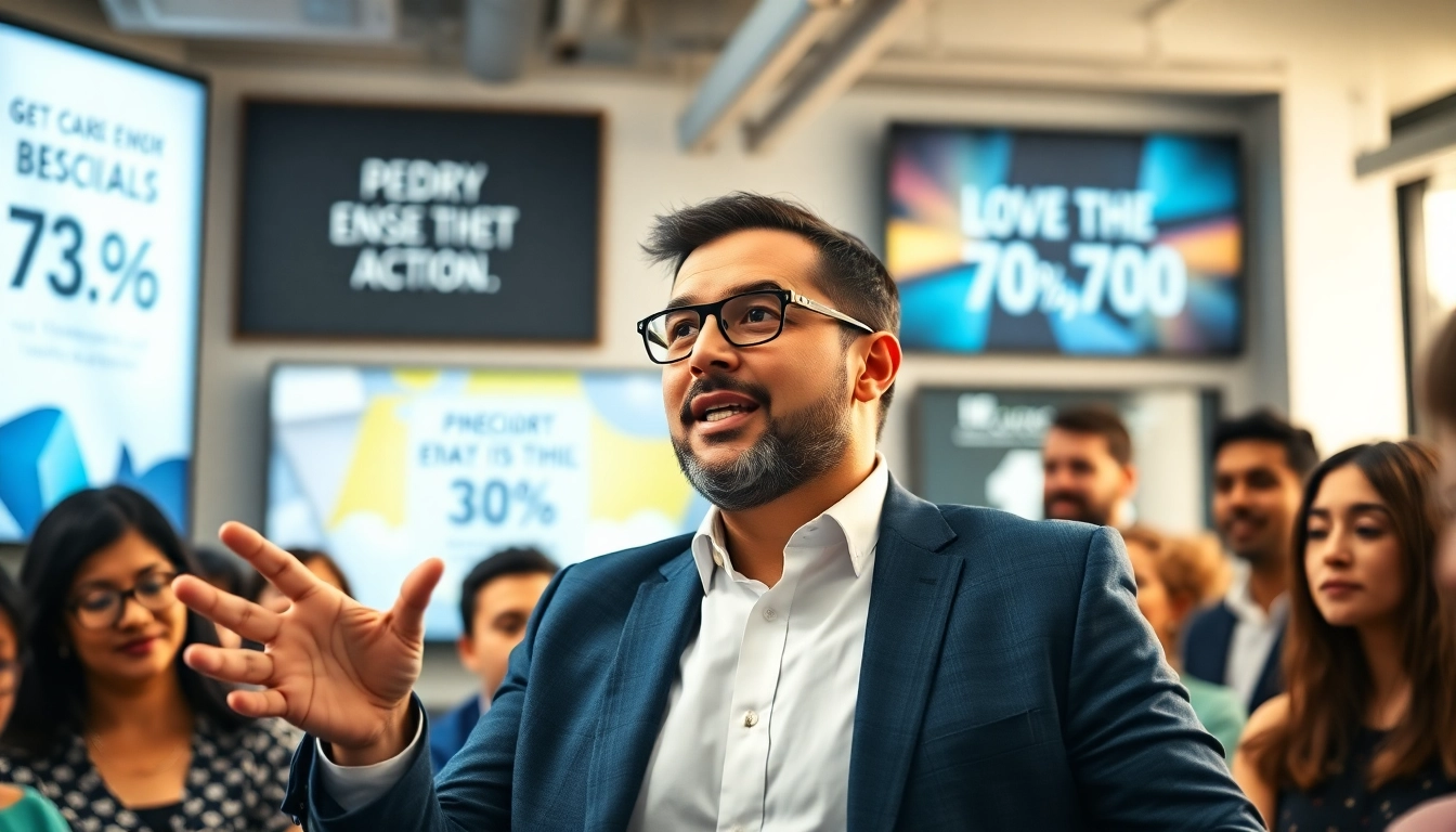 Pedro Adao passionately engaging with an audience in a professional setting.