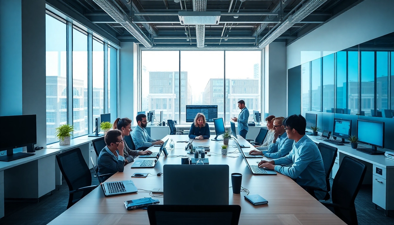 Verhoog de efficiëntie met een ervaren ICT bedrijf in een moderne werkruimte.