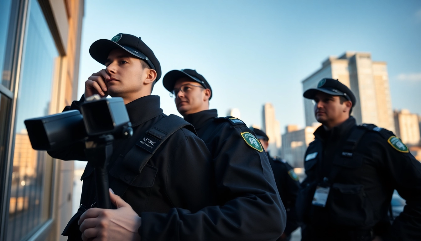 Security Company Leeds offers professional security services with expert personnel monitoring a facility.