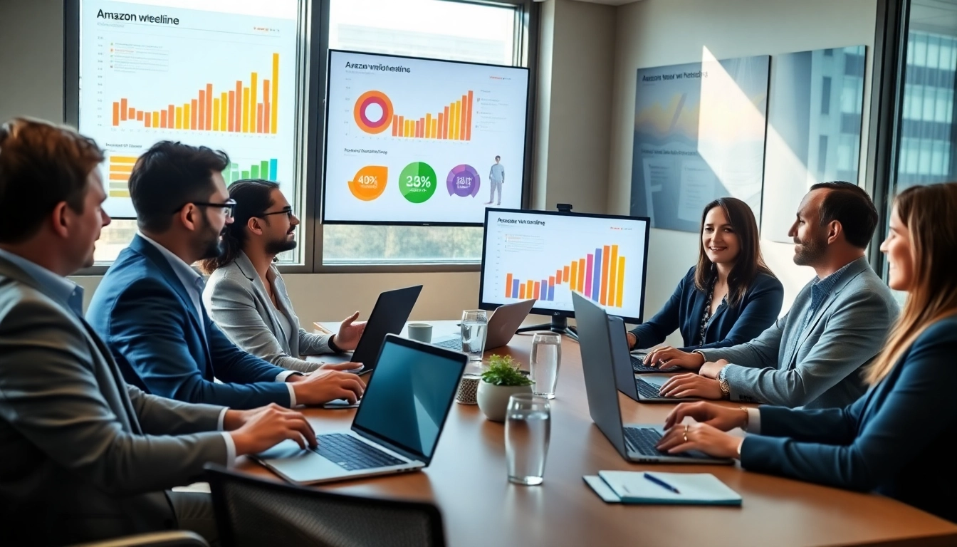 Engaged discussion about amazon wholesale strategies in a professional business setting.