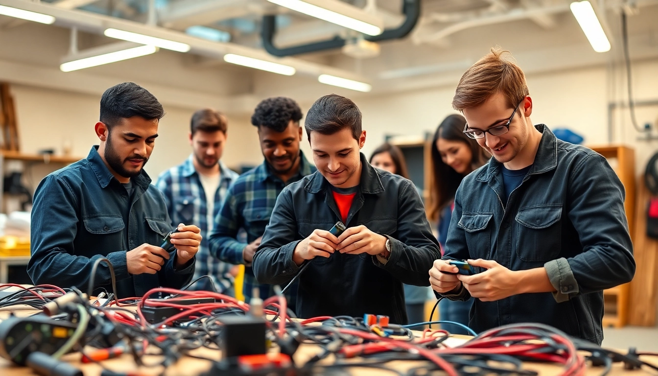 Learn practical skills at electrician trade school colorado with hands-on training and diverse students.